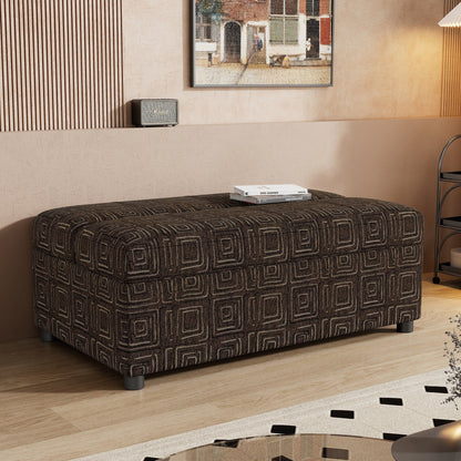 Roomfitters Twin Size Folding Ottoman Sleeper Bed with Mattress, Compact Convertible Guest Bed for Living Room
