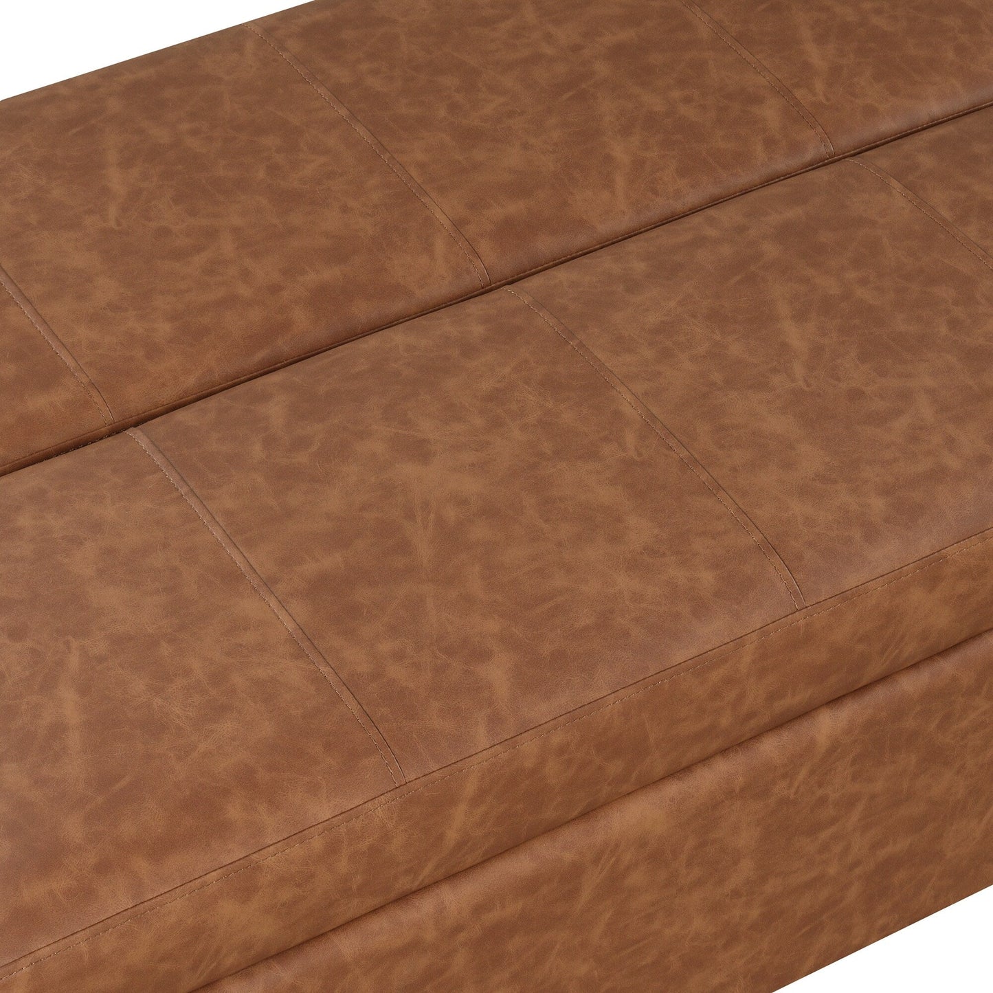Roomfitters Twin Size Folding Ottoman Sleeper Bed with Mattress, Compact Convertible Guest Bed for Living Room