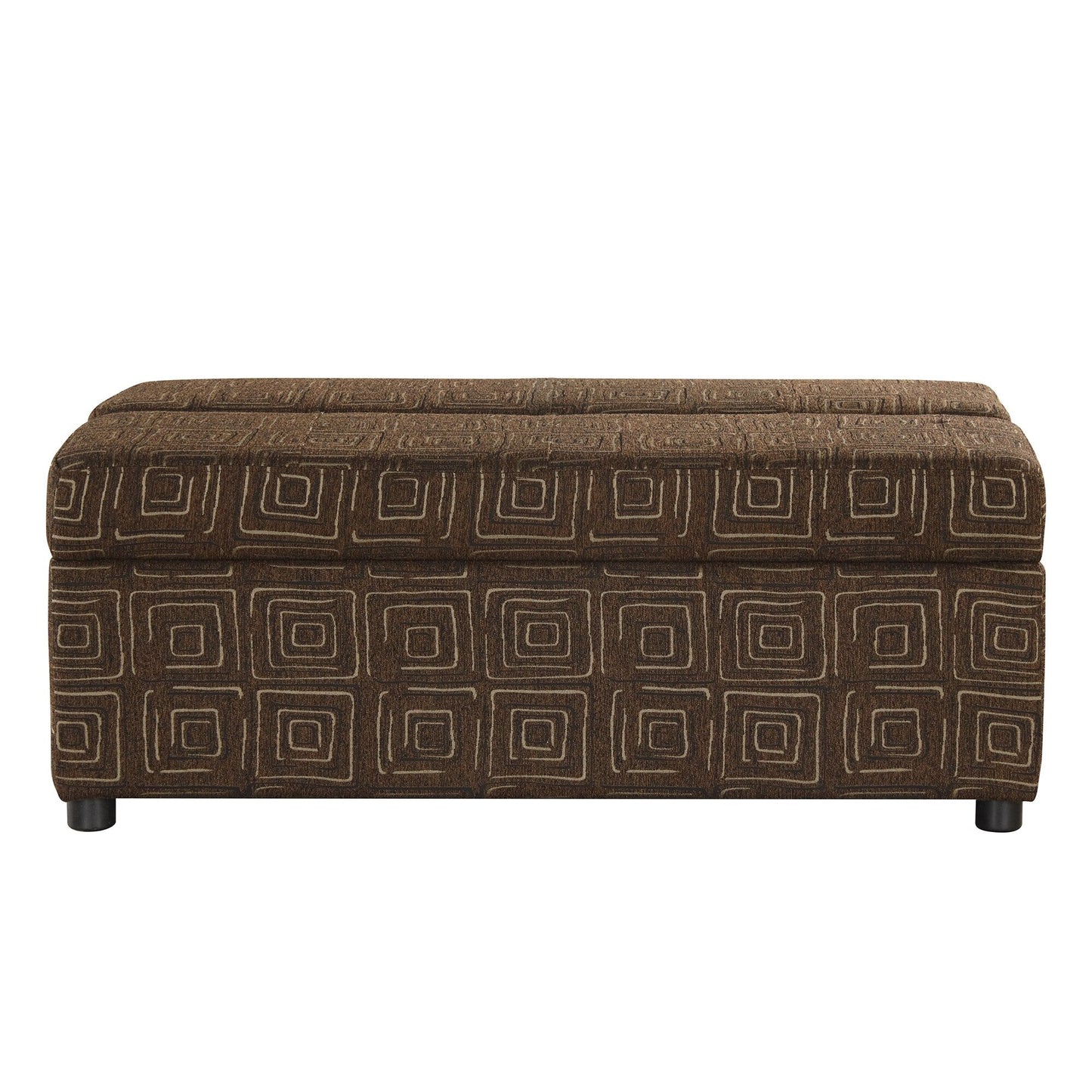 Roomfitters Twin Size Folding Ottoman Sleeper Bed with Mattress, Compact Convertible Guest Bed for Living Room