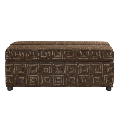 Roomfitters Twin Size Folding Ottoman Sleeper Bed with Mattress, Compact Convertible Guest Bed for Living Room