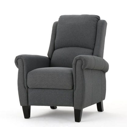 Roomfitters Ultimate Comfort PU Leather Pushback Recliner, Luxurious Recliner Chair for Living Room or Bedroom