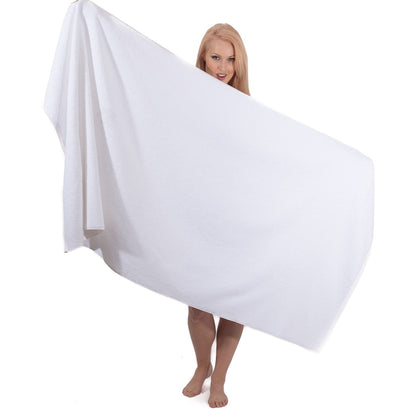 Classic Turkish Towels - Cambridge 100% Turkish Cotton Jumbo SPA Bath Sheet, Quick Dry