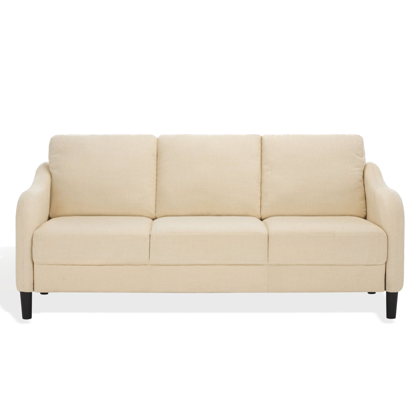 SAFAVIEH Couture Edalynn Modern 3 Seater Sofa - 77W x 32D x 34H