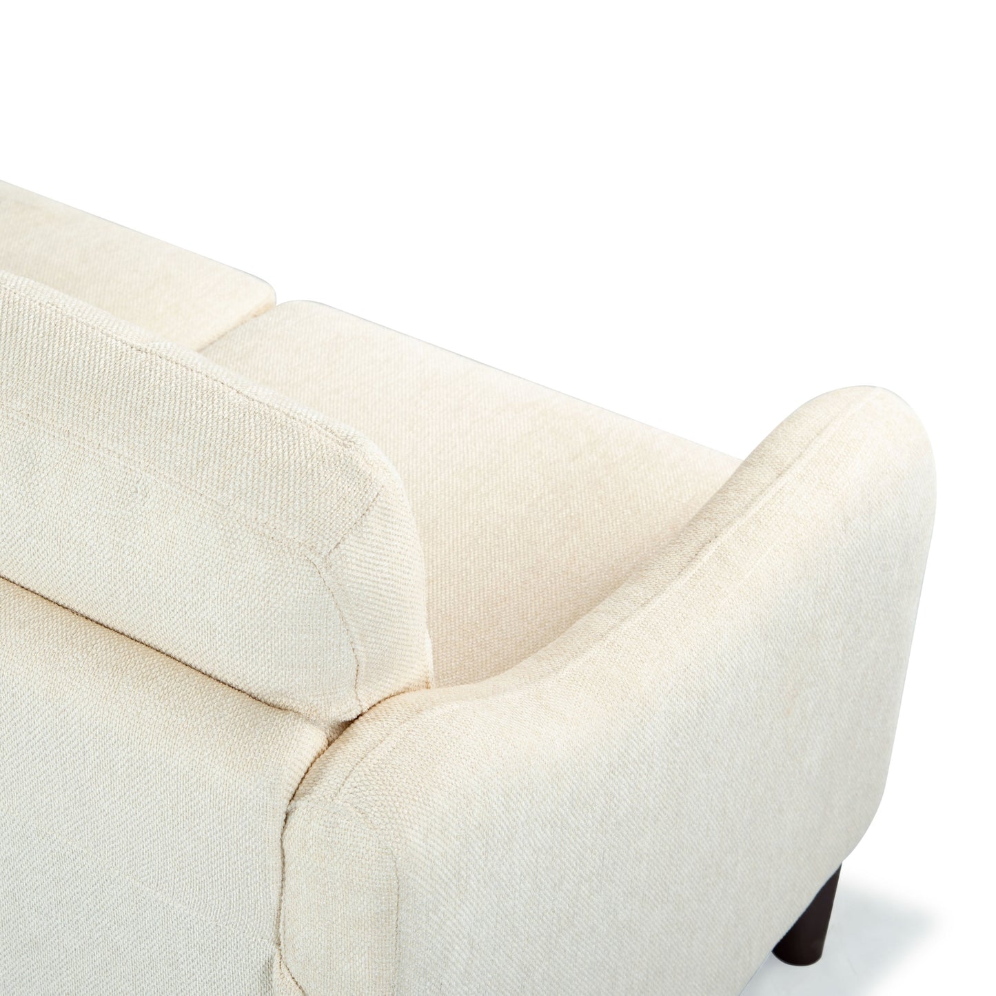 SAFAVIEH Couture Edalynn Modern 3 Seater Sofa - 77W x 32D x 34H