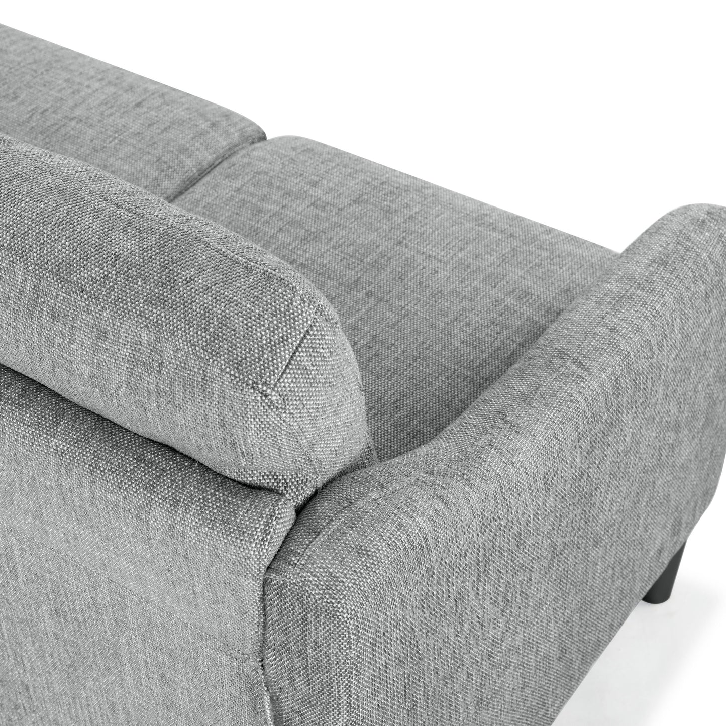 SAFAVIEH Couture Edalynn Modern 3 Seater Sofa - 77W x 32D x 34H