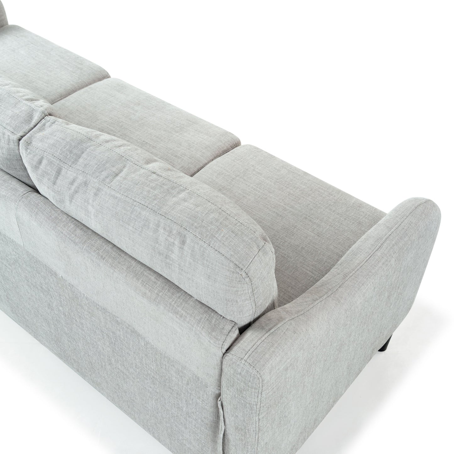 SAFAVIEH Couture Edalynn Modern 3 Seater Sofa - 77W x 32D x 34H