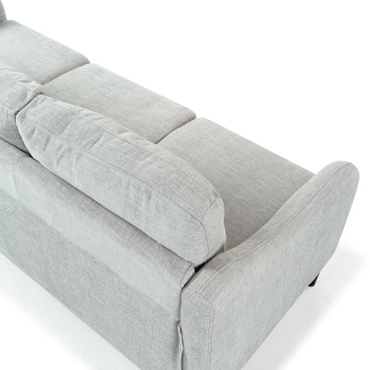 SAFAVIEH Couture Edalynn Modern 3 Seater Sofa - 77W x 32D x 34H