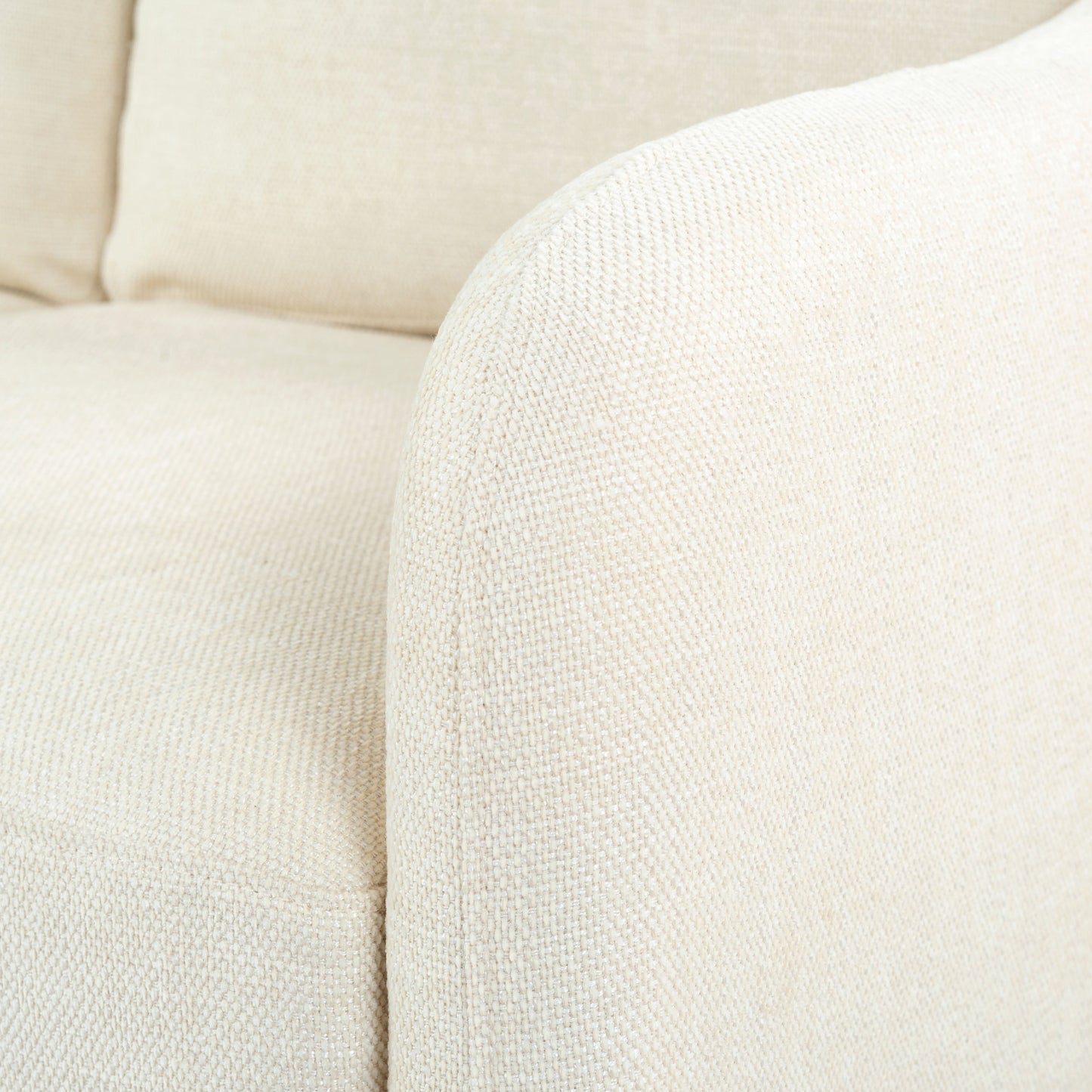 SAFAVIEH Couture Edalynn Modern 3 Seater Sofa - 77W x 32D x 34H