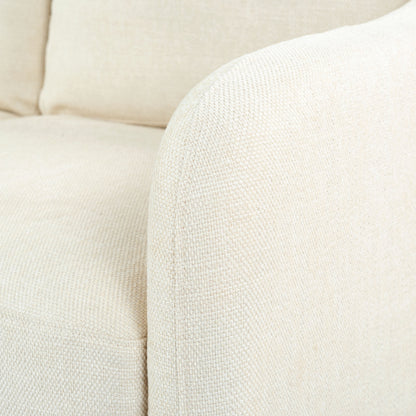 SAFAVIEH Couture Edalynn Modern 3 Seater Sofa - 77W x 32D x 34H