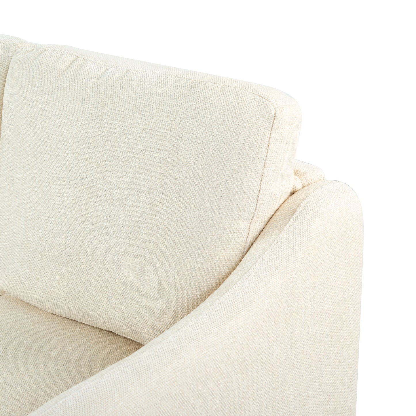 SAFAVIEH Couture Edalynn Modern 3 Seater Sofa - 77W x 32D x 34H