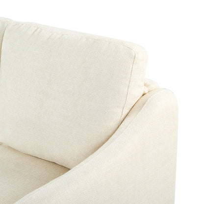 SAFAVIEH Couture Edalynn Modern 3 Seater Sofa - 77W x 32D x 34H