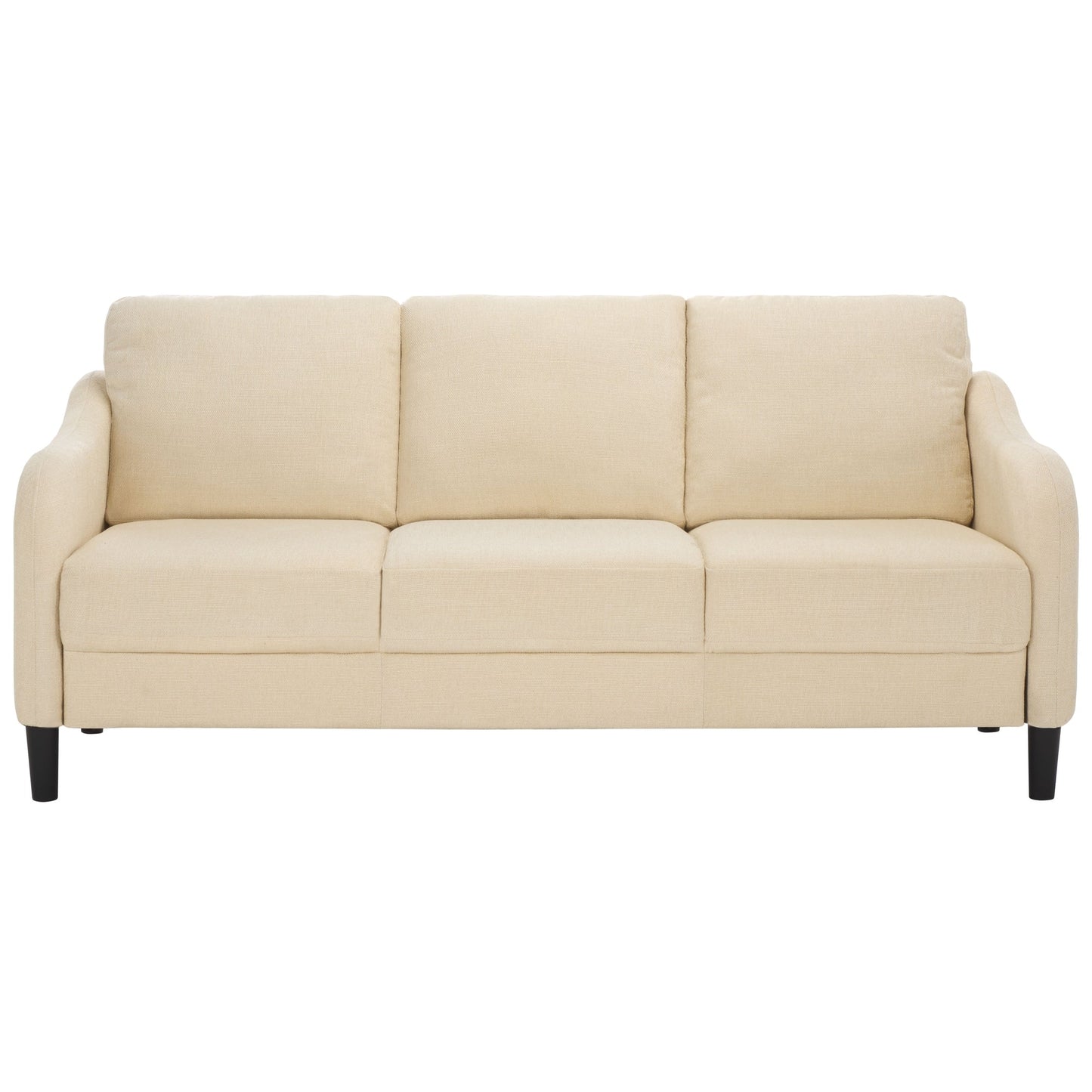 SAFAVIEH Couture Edalynn Modern 3 Seater Sofa - 77W x 32D x 34H