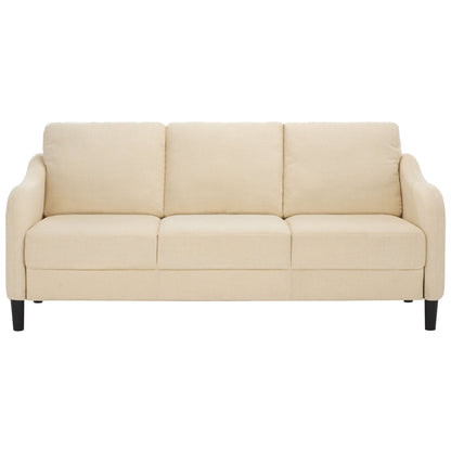 SAFAVIEH Couture Edalynn Modern 3 Seater Sofa - 77W x 32D x 34H