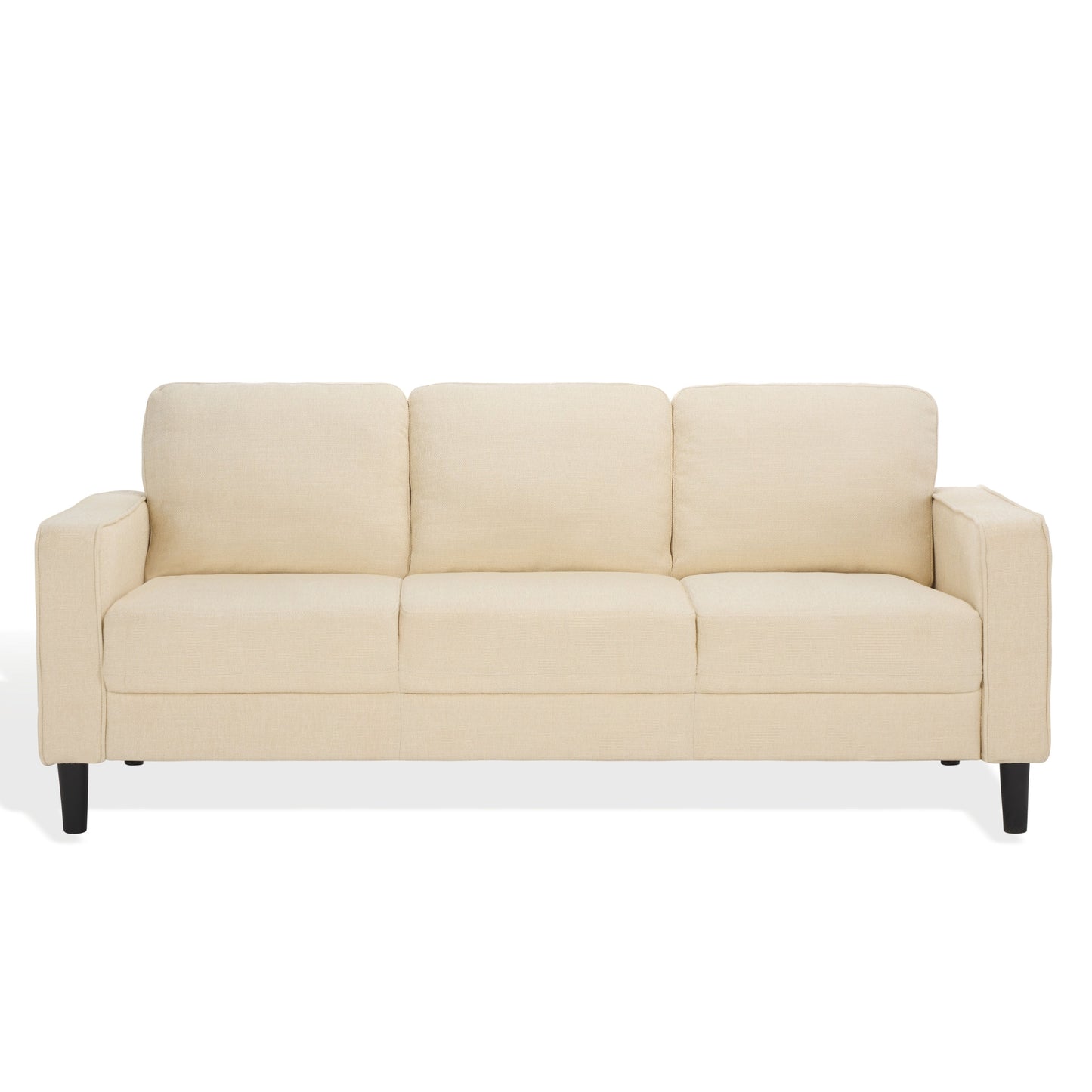 SAFAVIEH Couture Felicianya Modern 3 Seater Sofa - 77W x 31D x 34H