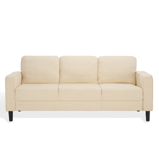SAFAVIEH Couture Felicianya Modern 3 Seater Sofa - 77W x 31D x 34H