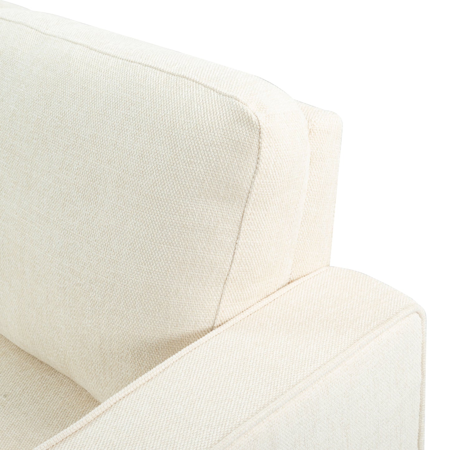 SAFAVIEH Couture Felicianya Modern 3 Seater Sofa - 77W x 31D x 34H