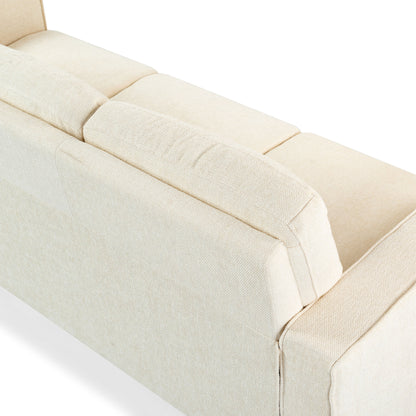 SAFAVIEH Couture Felicianya Modern 3 Seater Sofa - 77W x 31D x 34H