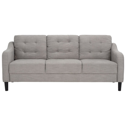 SAFAVIEH Couture Nathaniel Tufted Back 3 Seater Sofa - 77W x 32D x 34H