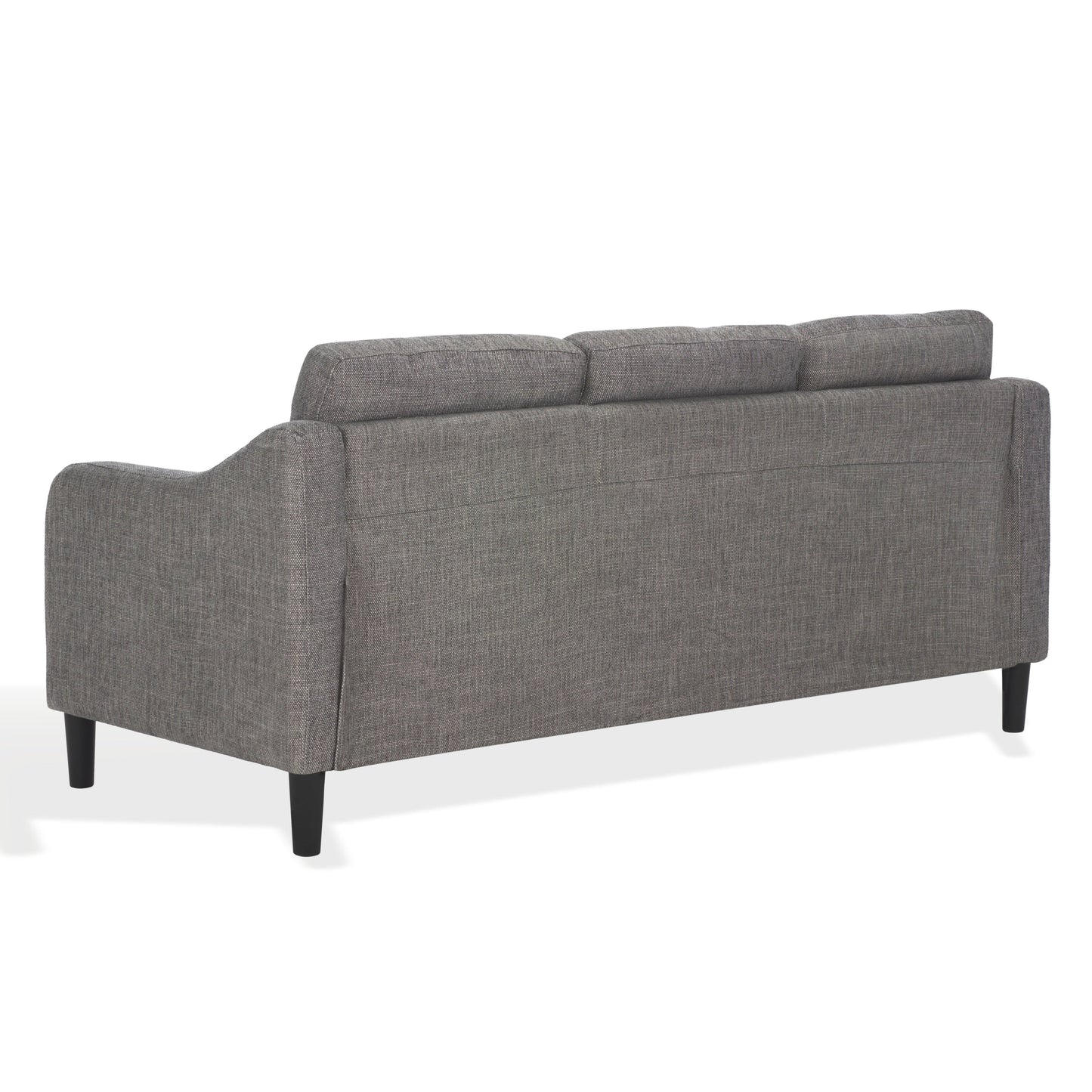 SAFAVIEH Couture Nathaniel Tufted Back 3 Seater Sofa - 77W x 32D x 34H