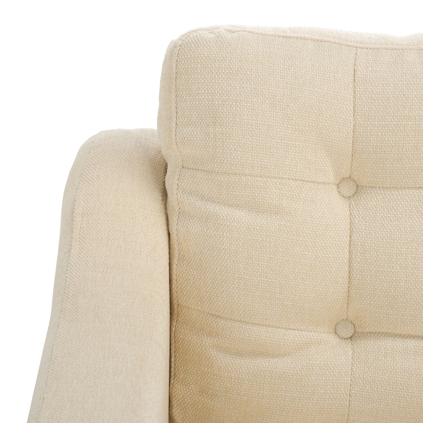 SAFAVIEH Couture Nathaniel Tufted Back 3 Seater Sofa - 77W x 32D x 34H