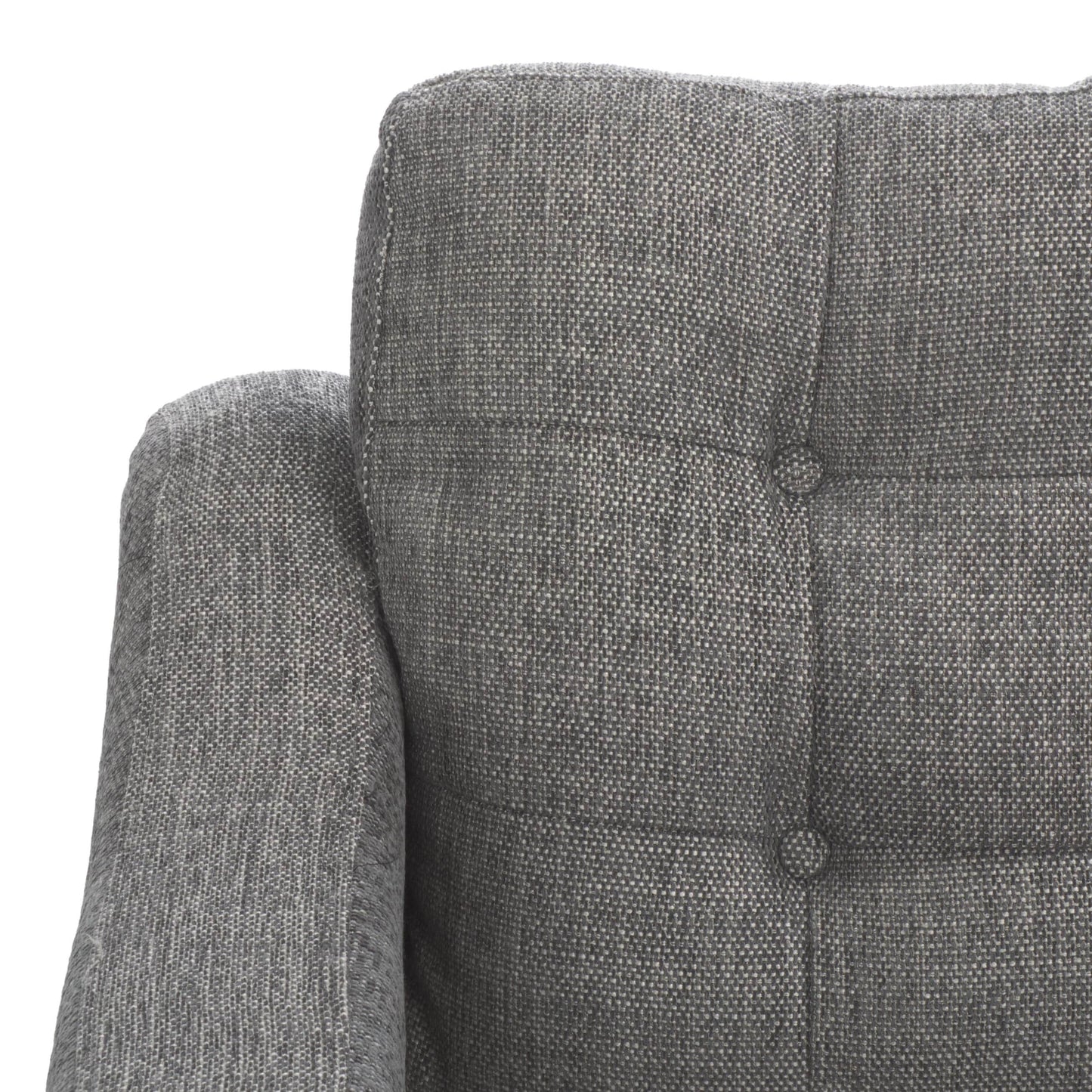 SAFAVIEH Couture Nathaniel Tufted Back 3 Seater Sofa - 77W x 32D x 34H