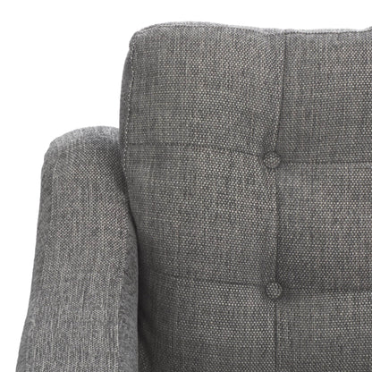 SAFAVIEH Couture Nathaniel Tufted Back 3 Seater Sofa - 77W x 32D x 34H
