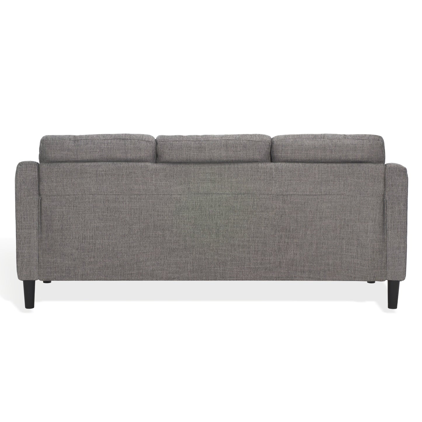 SAFAVIEH Couture Nathaniel Tufted Back 3 Seater Sofa - 77W x 32D x 34H