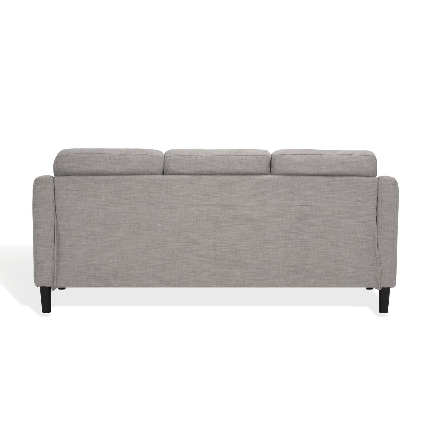 SAFAVIEH Couture Nathaniel Tufted Back 3 Seater Sofa - 77W x 32D x 34H