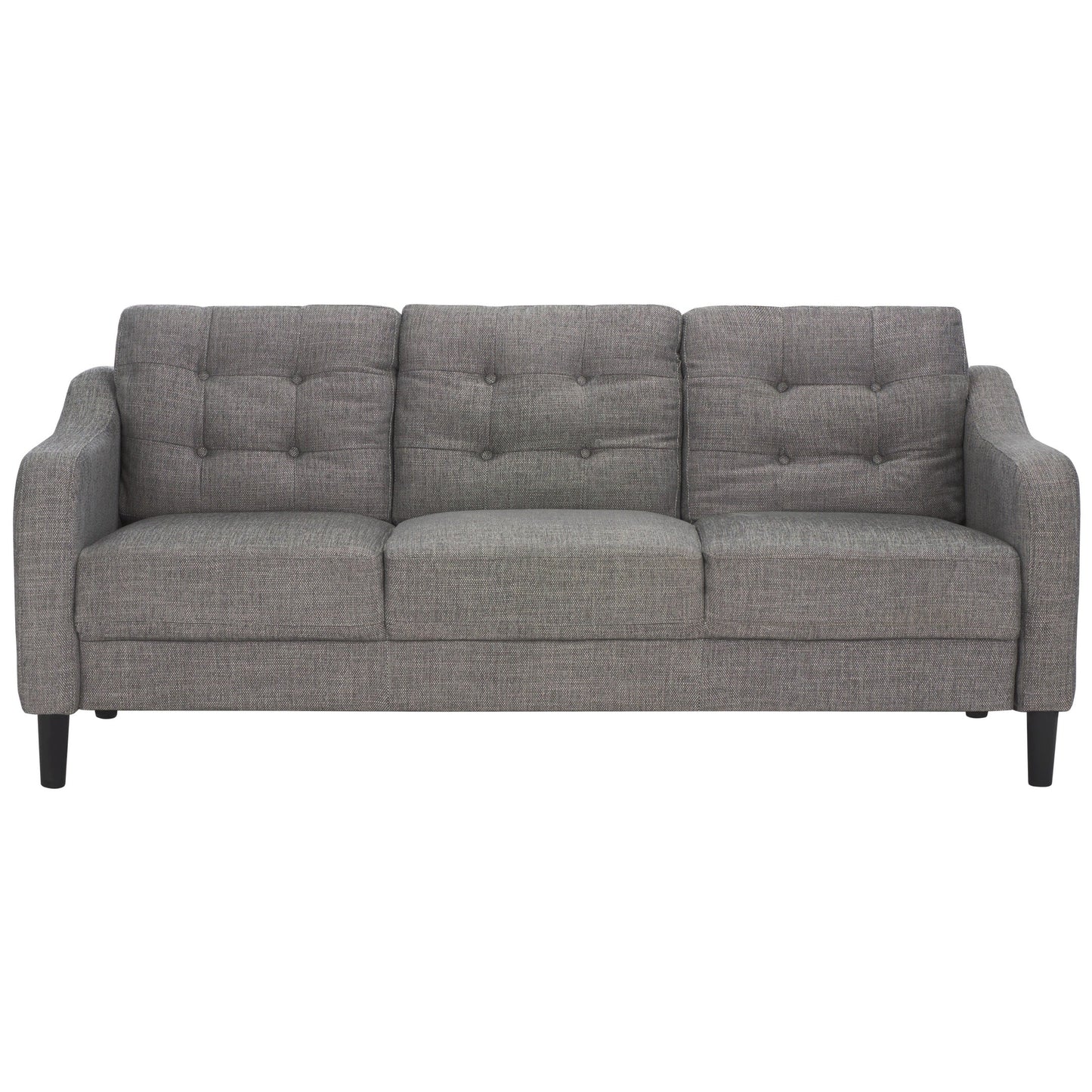 SAFAVIEH Couture Nathaniel Tufted Back 3 Seater Sofa - 77W x 32D x 34H
