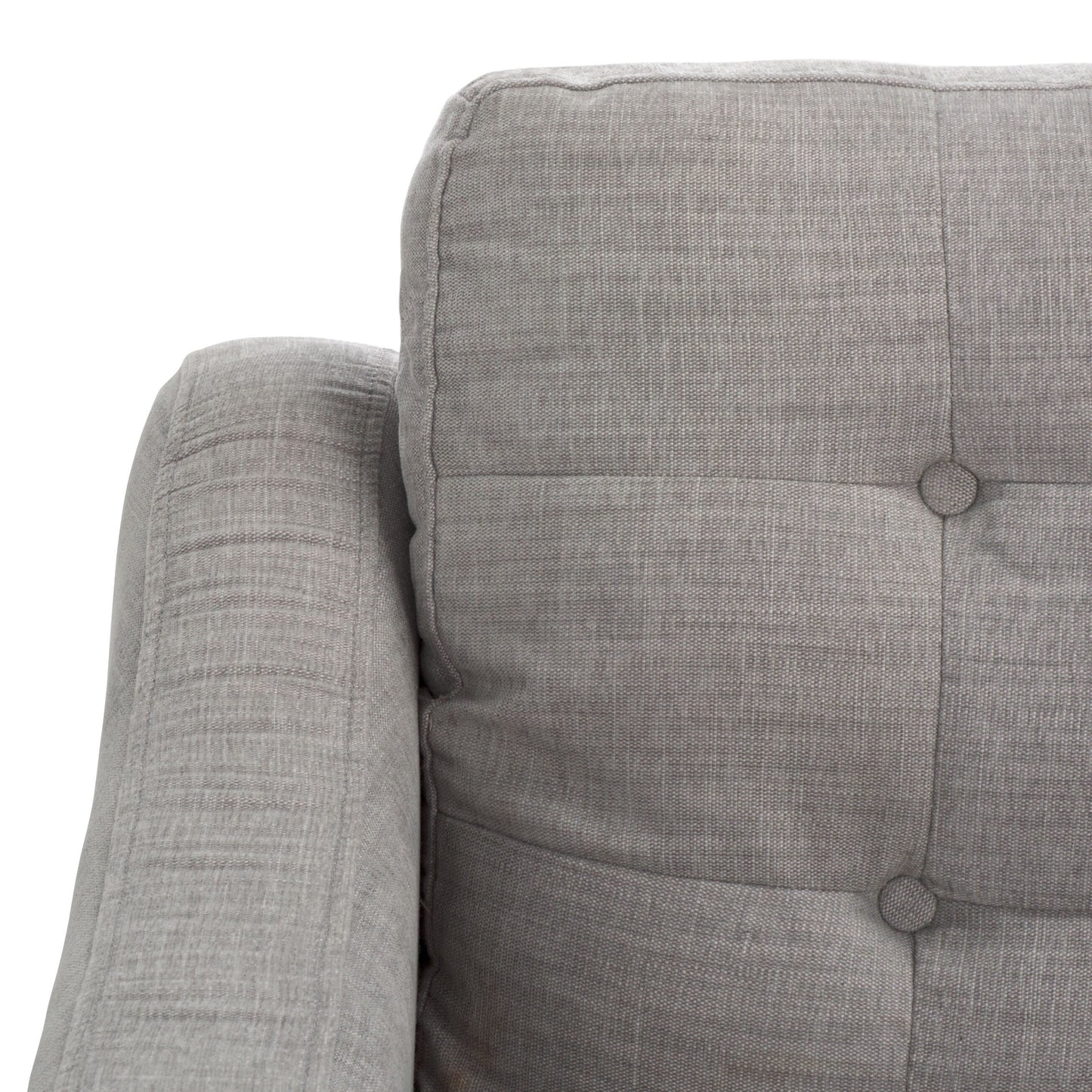 SAFAVIEH Couture Nathaniel Tufted Back 3 Seater Sofa - 77W x 32D x 34H