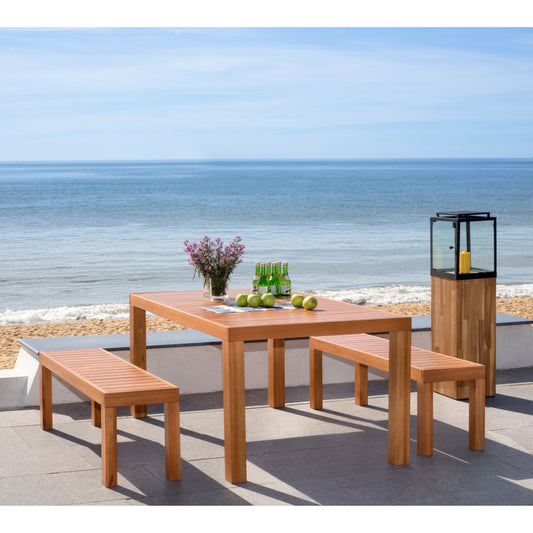 SAFAVIEH Outdoor Living Dario 3-Piece Dining Set - 59W x 32D x 30H