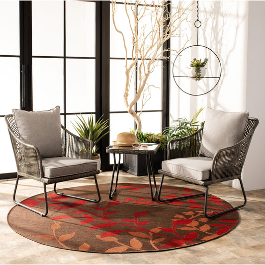 SAFAVIEH Outdoor Living Jensen 3-Piece Lounge Set - 26W x 29D x 32H