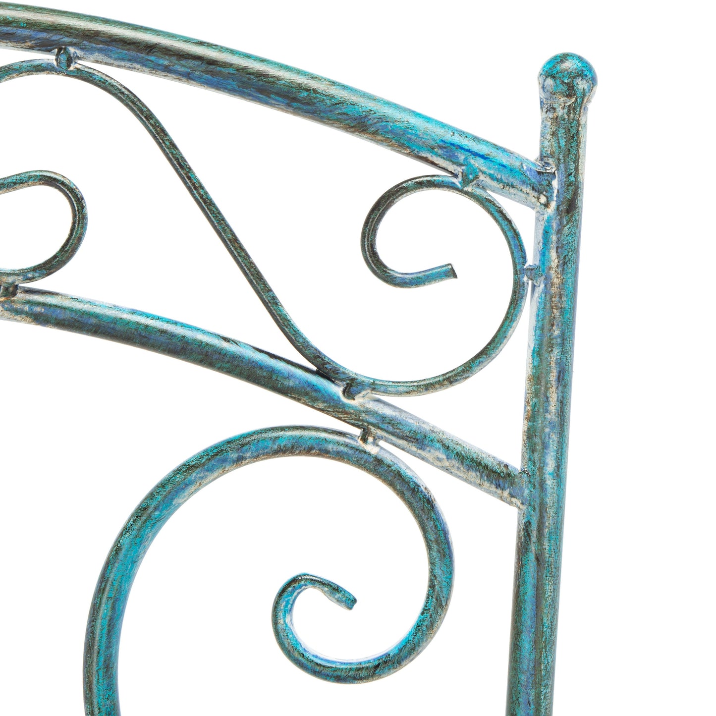 SAFAVIEH Outdoor Living Semly Victorian Iron 3-Piece Patio Bistro Set - 17W x 21D x 36H