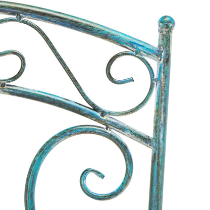 SAFAVIEH Outdoor Living Semly Victorian Iron 3-Piece Patio Bistro Set - 17W x 21D x 36H