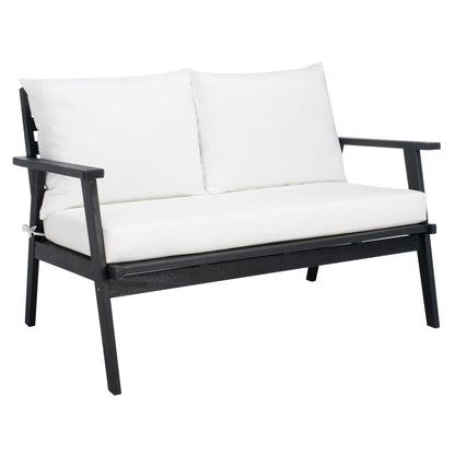 SAFAVIEH Outdoor Lupe 4-Piece Conversation Patio Set - 49W x 31D x 30H