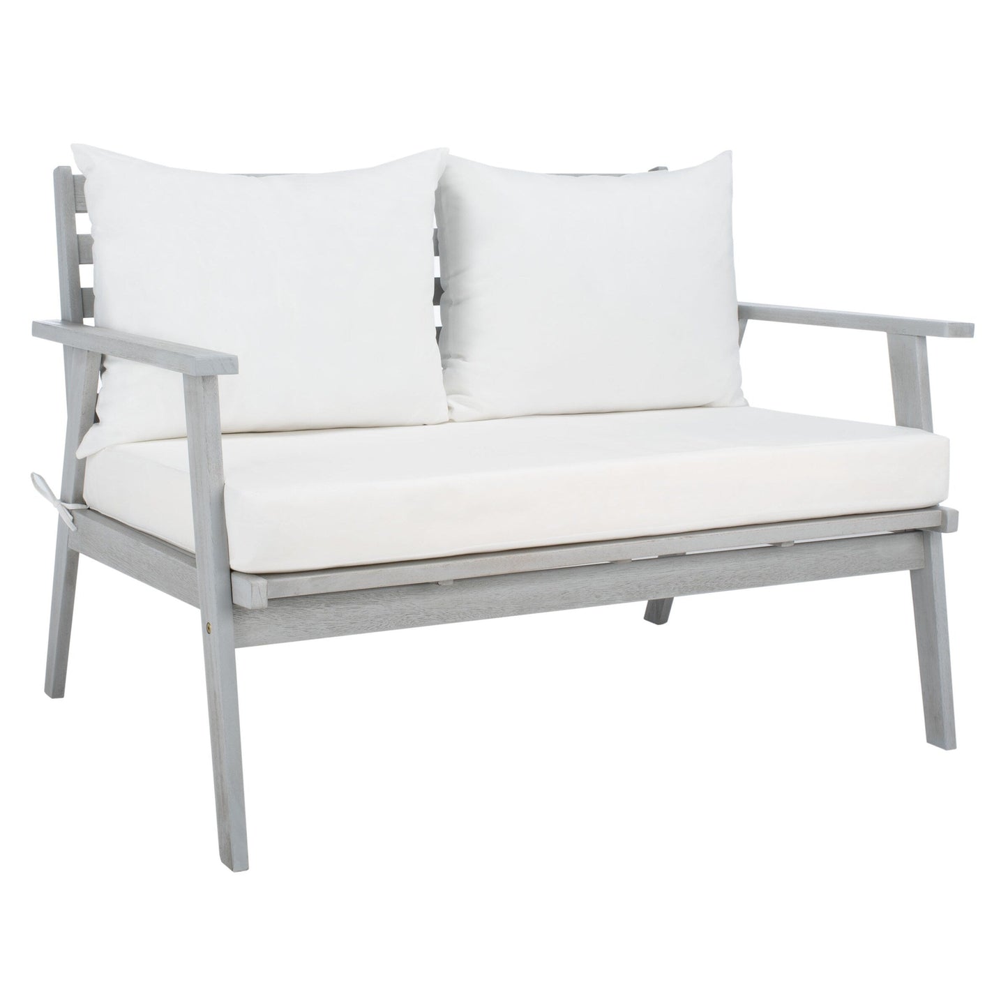 SAFAVIEH Outdoor Lupe 4-Piece Conversation Patio Set - 49W x 31D x 30H