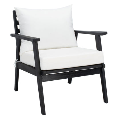 SAFAVIEH Outdoor Lupe 4-Piece Conversation Patio Set - 49W x 31D x 30H