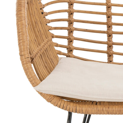 SAFAVIEH Outdoor Montserrat 3-Piece Lounge Set - 22Wx27Dx32H