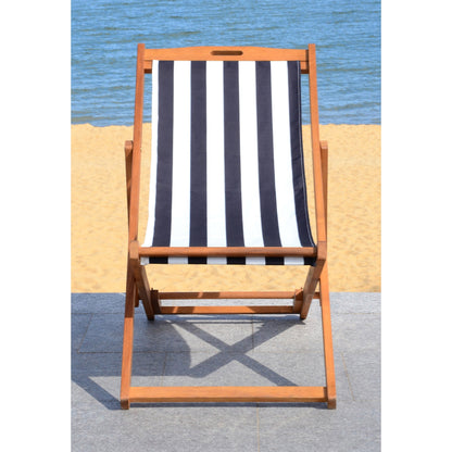 SAFAVIEH Outdoor Natalya Foldable Sling Chair (Set of 2) - 24W x 34D x 41H