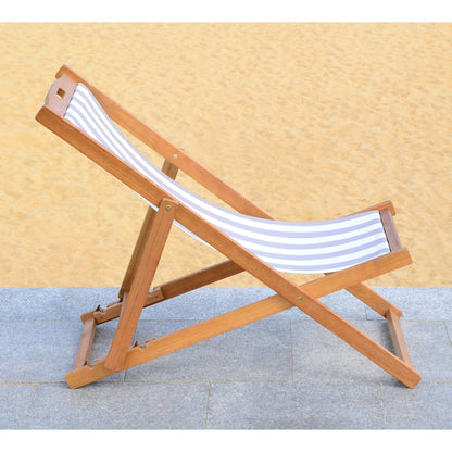 SAFAVIEH Outdoor Natalya Foldable Sling Chair (Set of 2) - 24W x 34D x 41H