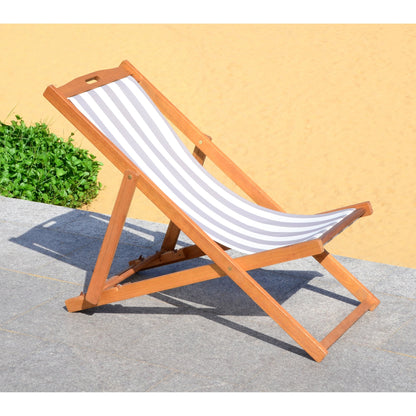 SAFAVIEH Outdoor Natalya Foldable Sling Chair (Set of 2) - 24W x 34D x 41H