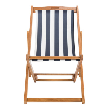 SAFAVIEH Outdoor Natalya Foldable Sling Chair (Set of 2) - 24W x 34D x 41H