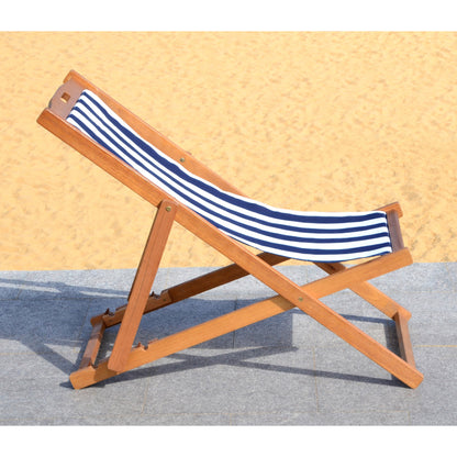 SAFAVIEH Outdoor Natalya Foldable Sling Chair (Set of 2) - 24W x 34D x 41H