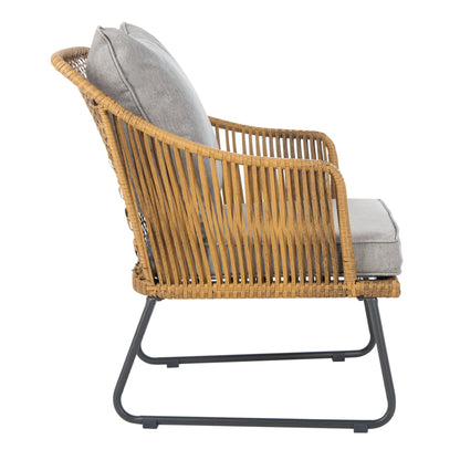 SAFAVIEH Outdoor Rihanna 3-Piece Lounge Set - 19Wx19Dx19H
