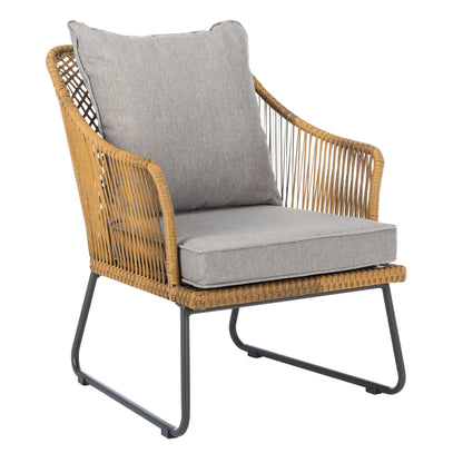 SAFAVIEH Outdoor Rihanna 3-Piece Lounge Set - 19Wx19Dx19H