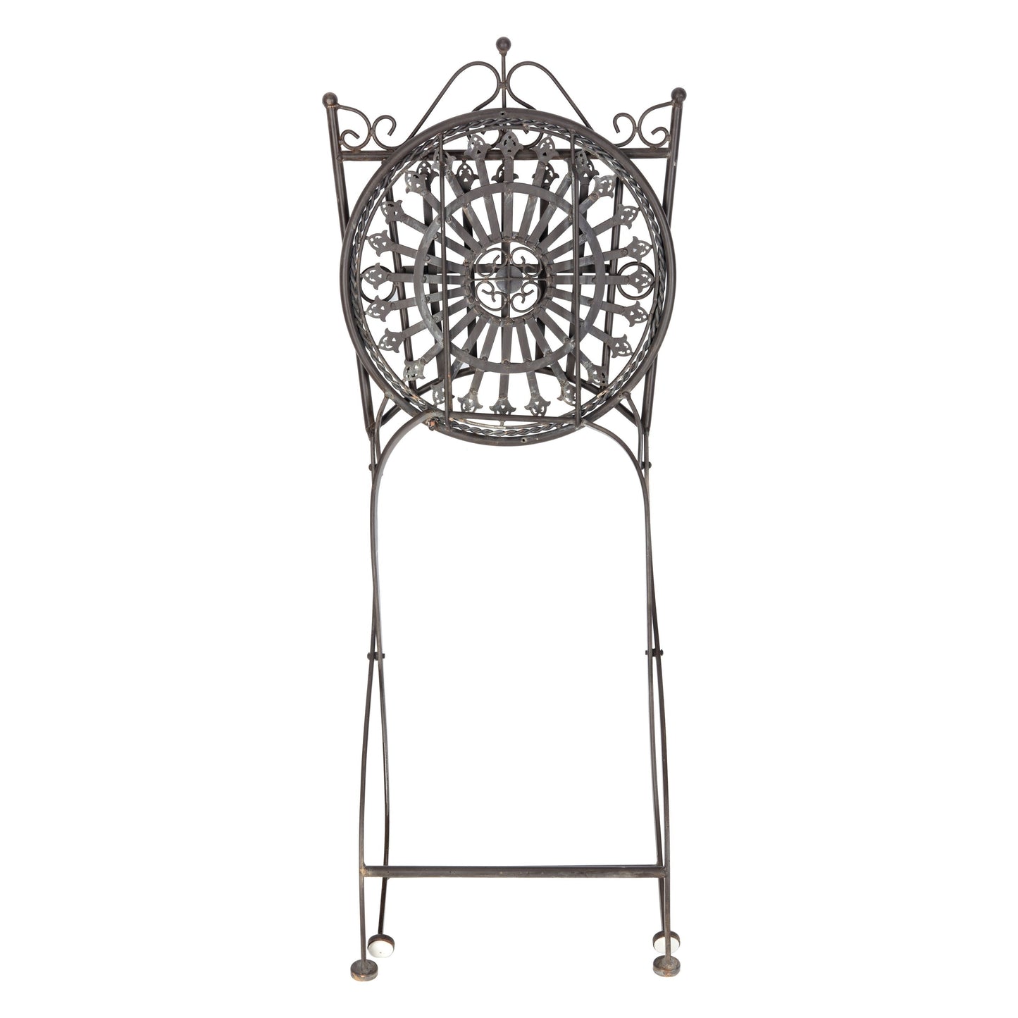 SAFAVIEH Outdoor Saige Victorian Iron 3-Piece Bistro Set - 28Wx28Dx38H