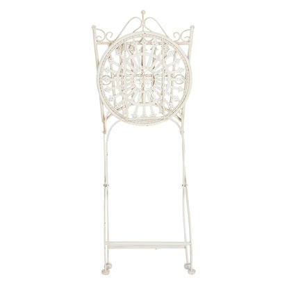 SAFAVIEH Outdoor Saige Victorian Iron 3-Piece Bistro Set - 28Wx28Dx38H