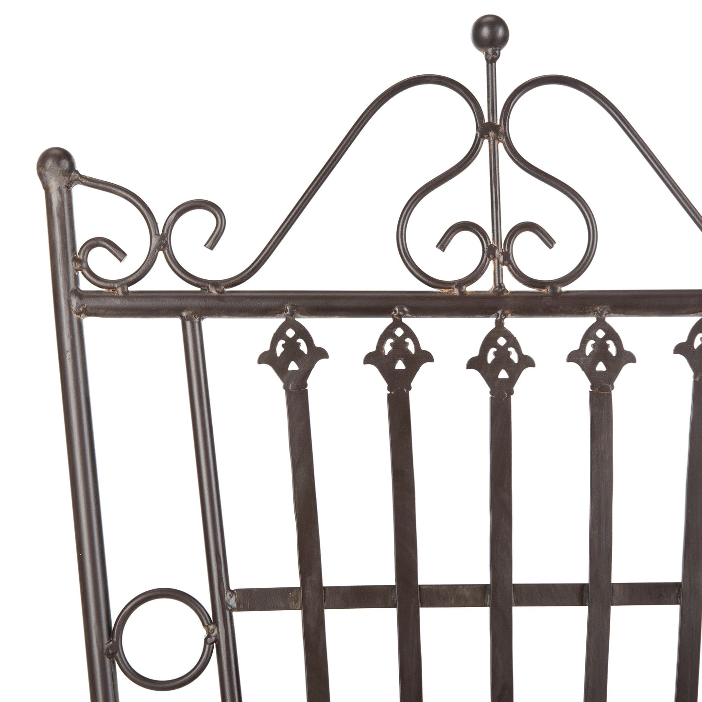 SAFAVIEH Outdoor Saige Victorian Iron 3-Piece Bistro Set - 28Wx28Dx38H