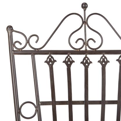 SAFAVIEH Outdoor Saige Victorian Iron 3-Piece Bistro Set - 28Wx28Dx38H