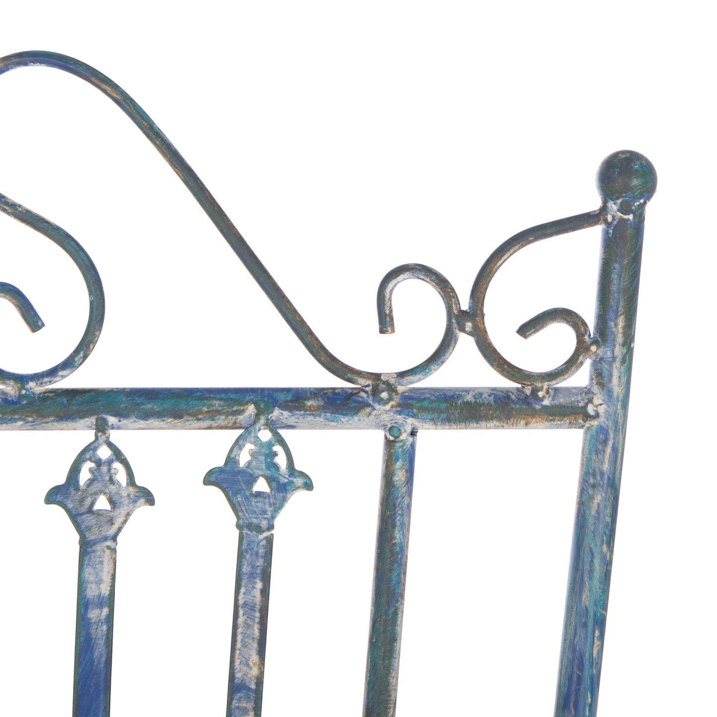 SAFAVIEH Outdoor Saige Victorian Iron 3-Piece Bistro Set - 28Wx28Dx38H